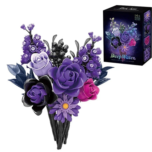 mabriq.fr - Bouquet Deep Water - Vue principale - Brique de construction - compatible autres marques