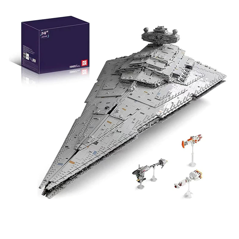 mabriq.fr - Destroyer Stellaire de classe Impérial - Vue boîte - Brique de construction - compatible autres