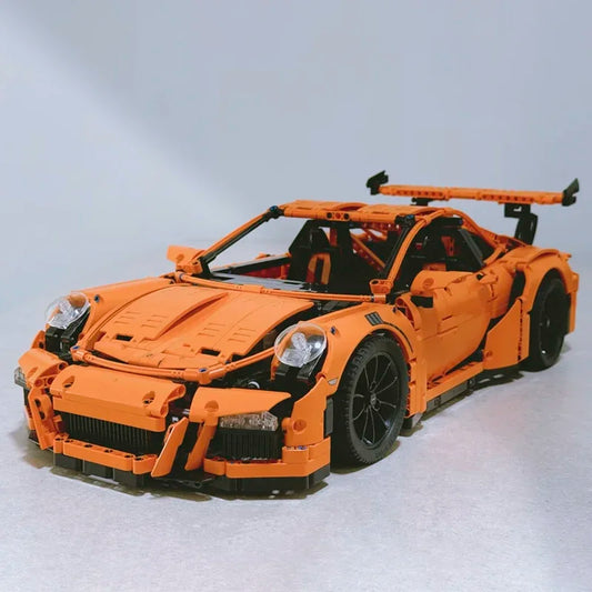 mabriq.fr - GT3 RS - Vue trois quart avant - Brique de construction - compatible autres marques
