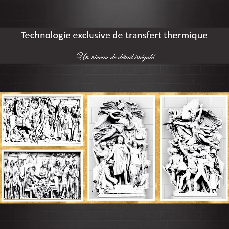 mabriq.fr - L'Arc de Triomphe- Transfert thermique - Brique de construction - compatible autres marques