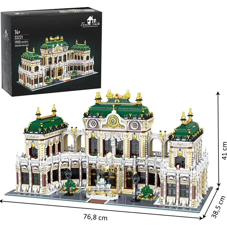 mabriq.fr - Le Grand Palace - Dimensions - Brique de construction - compatible autres marques