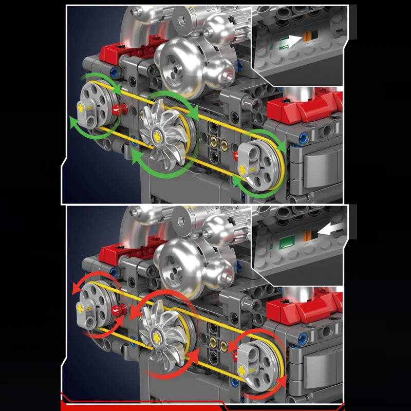 mabriq.fr - Moteur Boxer - Fonctionnement - Brique de construction - compatible autres marques