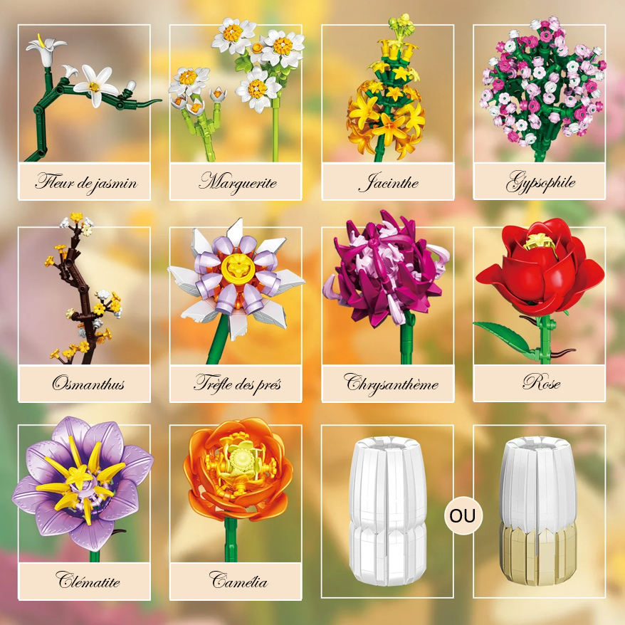 mabriq.fr - Printemps - Détails - Brique de construction - compatible autres marques