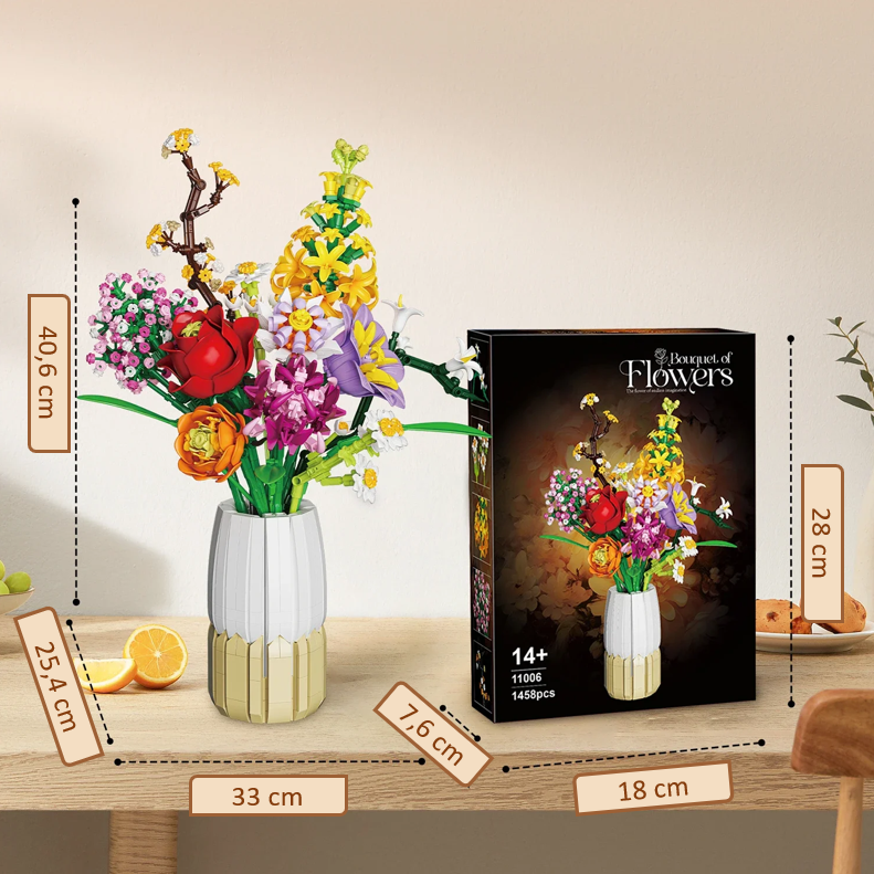 mabriq.fr - Printemps - Dimensions - Brique de construction - compatible autres marques