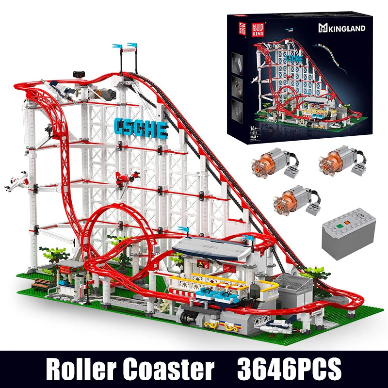 mabriq.fr - Roller Coaster- Vue principale - Brique de construction - compatible autres marques