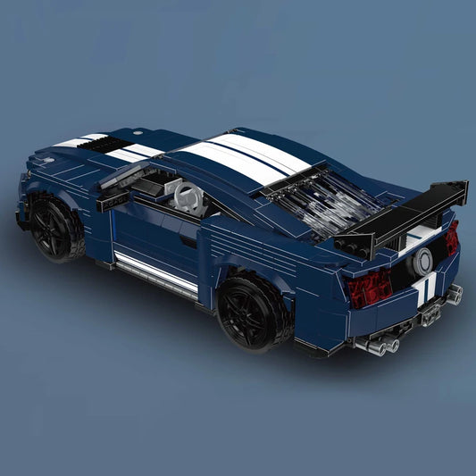 mabriq.fr - Shelby GT500 - Vue arrière - Brique de construction - compatible autres marques
