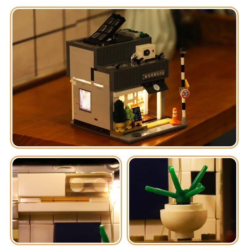 mabriq.fr -Café japonais - Mise en scène - Brique de construction - compatible autres marques