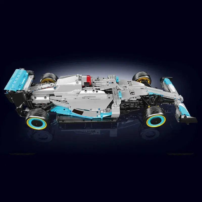 mabriq.fr - Formule E - Vue de coté - Brique de construction - compatible autres marques