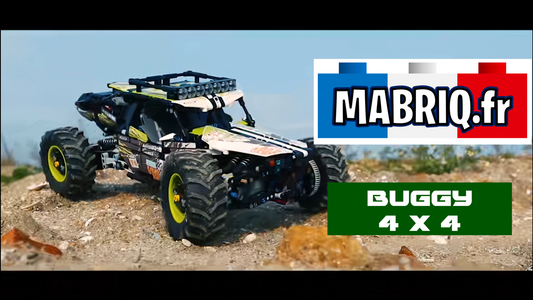 mabriq.fr - Buggy 4x4 - Vidéo de présentation - Brique de construction - compatible autres marques