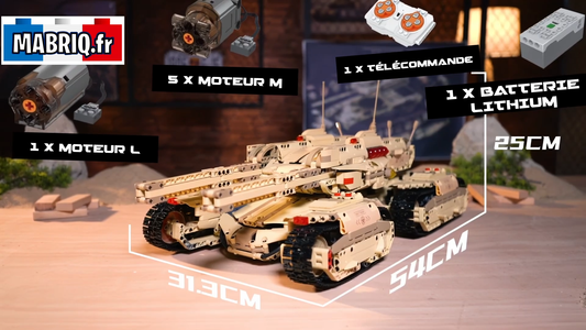 mabriq.fr - TANK MK-II - Vidéo de présentation - Brique de construction - compatible autres marques