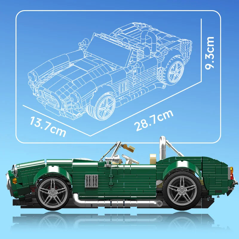 mabriq.fr - AC Cobra - Dimensions - Brique de construction - compatible autres marques