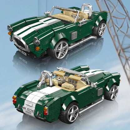 mabriq.fr - AC Cobra - Vues avant et arrière - Brique de construction - compatible autres marques