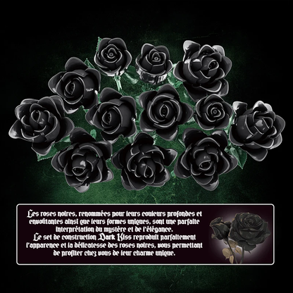 mabriq.fr - Bouquet Dark Kiss - Contexte - Brique de construction - compatible autres marques