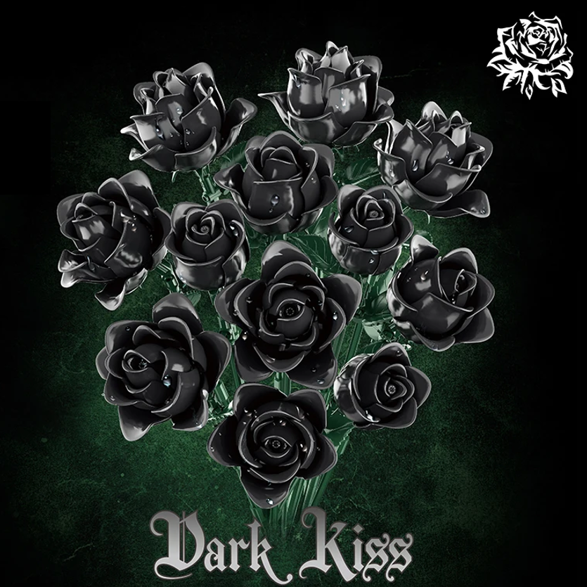 mabriq.fr - Bouquet Dark Kiss - Présentation - Brique de construction - compatible autres marques