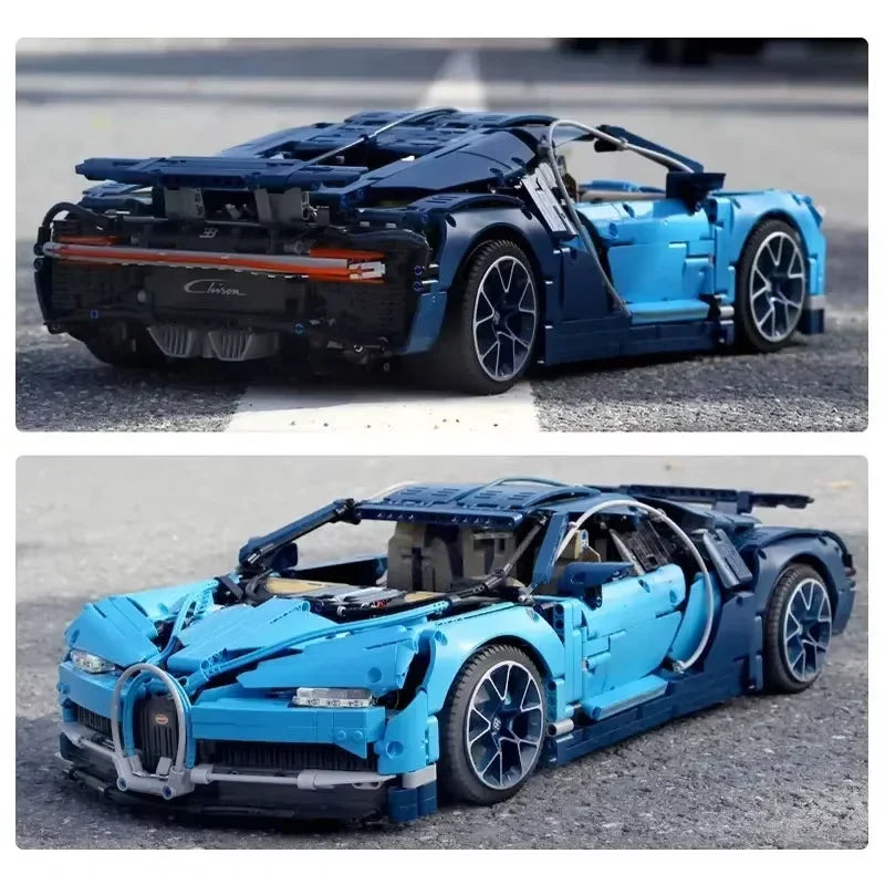 mabriq.fr - Bugatti Chiron - Mise en situation - Brique de construction - compatible autres marques