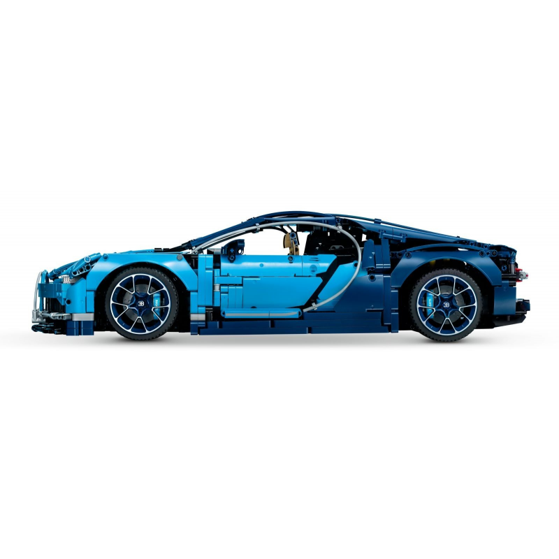 mabriq.fr - Bugatti Chiron - Vue de côté - Brique de construction - compatible autres marques