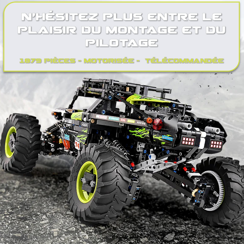 mabriq.fr - Buggy 4x4 - Plus d'hésitations - Brique de construction - compatible autres marques