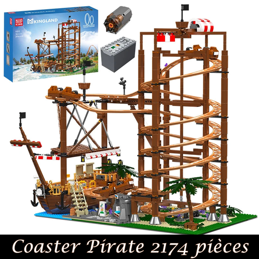 mabriq.fr - Coaster Pirate - Vue principale - Brique de construction - compatible autres marques