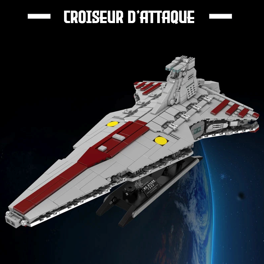 mabriq.fr - Croiseur de la république - Mise en scène - Brique de construction - compatible autres marques