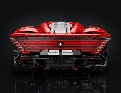 mabriq.fr - Ferrari Daytona - Vue arrière - Brique de construction - compatible autres marques