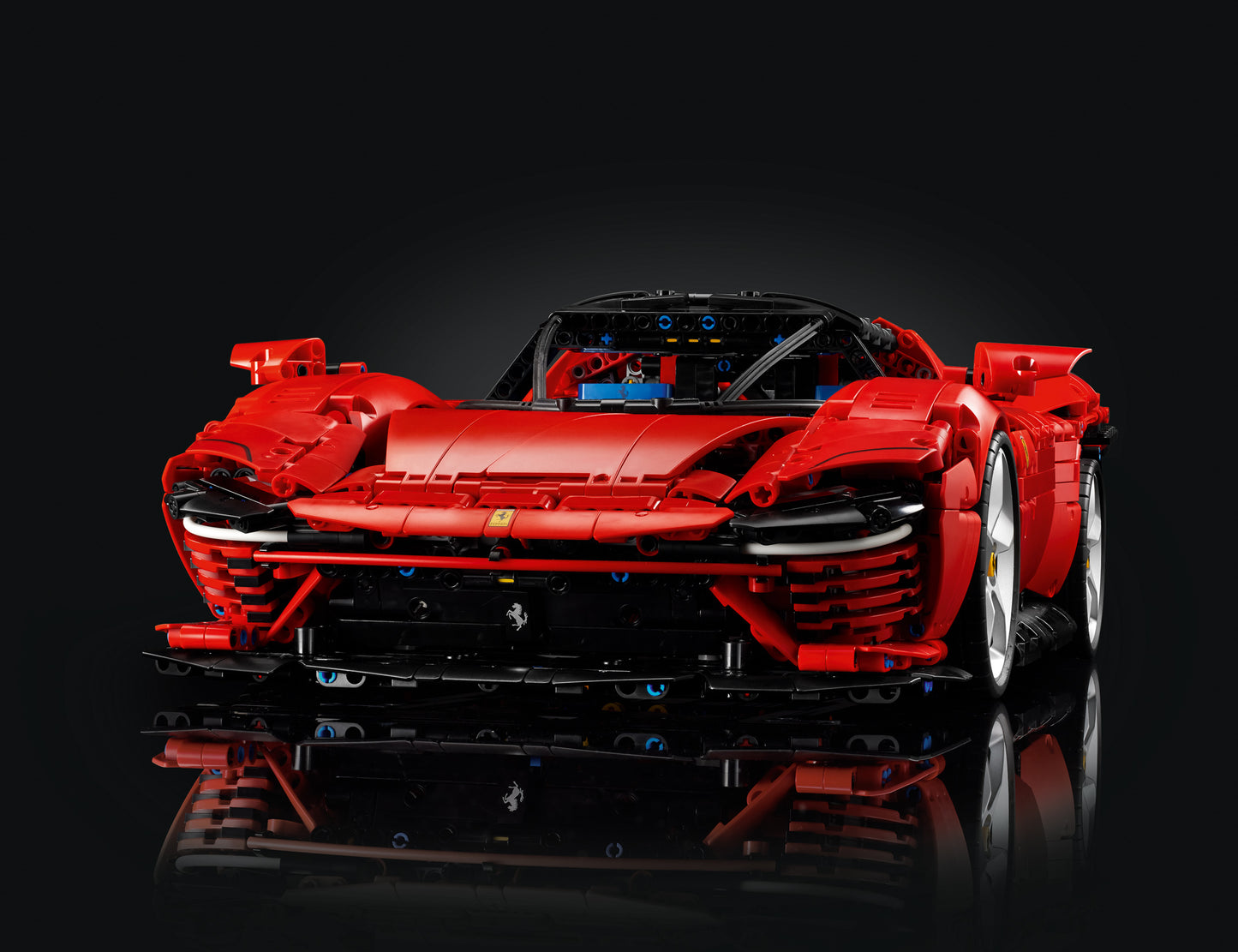 mabriq.fr - Ferrari Daytona - Vue avant - Brique de construction - compatible autres marques