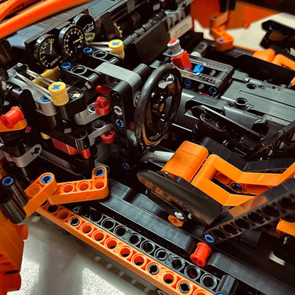 mabriq.fr - GT3 RS - Détails intérieurs - Brique de construction - compatible autres marques