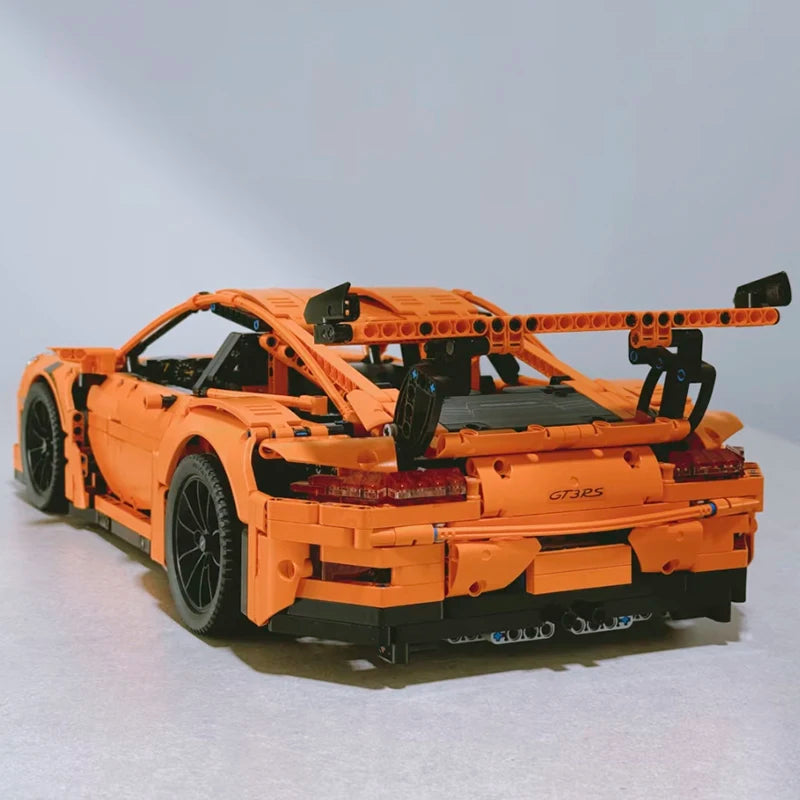 mabriq.fr - GT3 RS - Vue de trois quart avant - Brique de construction - compatible autres marques