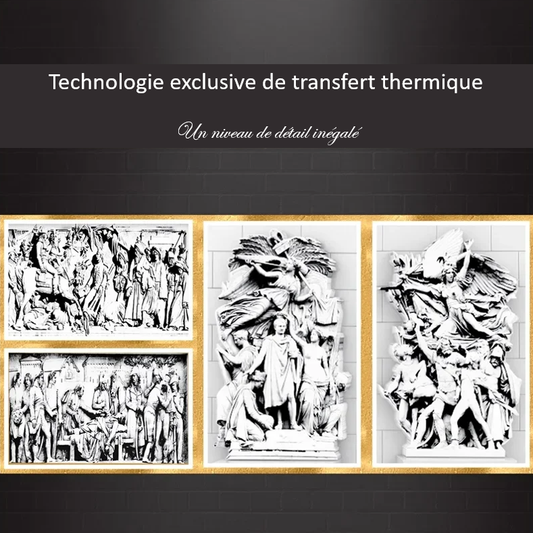 mabriq.fr - L'Arc de Triomphe- Transfert thermique - Brique de construction - compatible autres marques