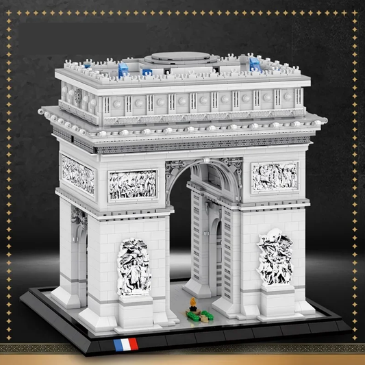 mabriq.fr - L'Arc de Triomphe- Vue principale - Brique de construction - compatible autres marques