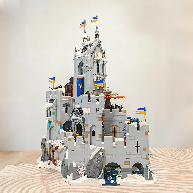 mabriq.fr - La Forteresse du Grand Nord - Vue arrière - Brique de construction - compatible autres marques