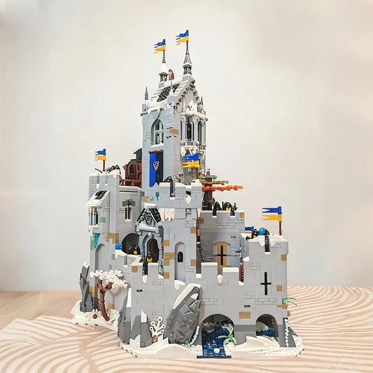 mabriq.fr - La Forteresse du Grand Nord - Vue arrière - Brique de construction - compatible autres marques