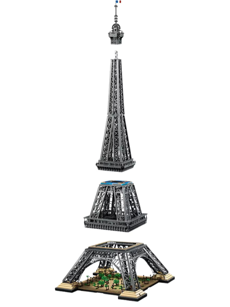 mabriq.fr - La Tour Eiffel - Démontable - Brique de construction - compatible autres marques