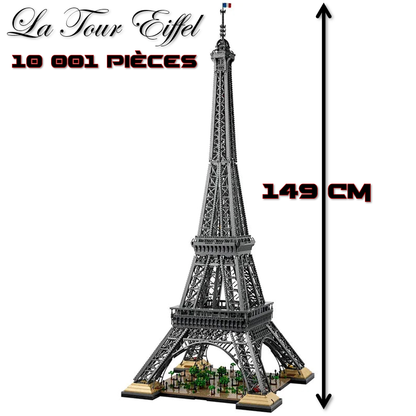 mabriq.fr - La Tour Eiffel - Vue principale - Brique de construction - compatible autres marques