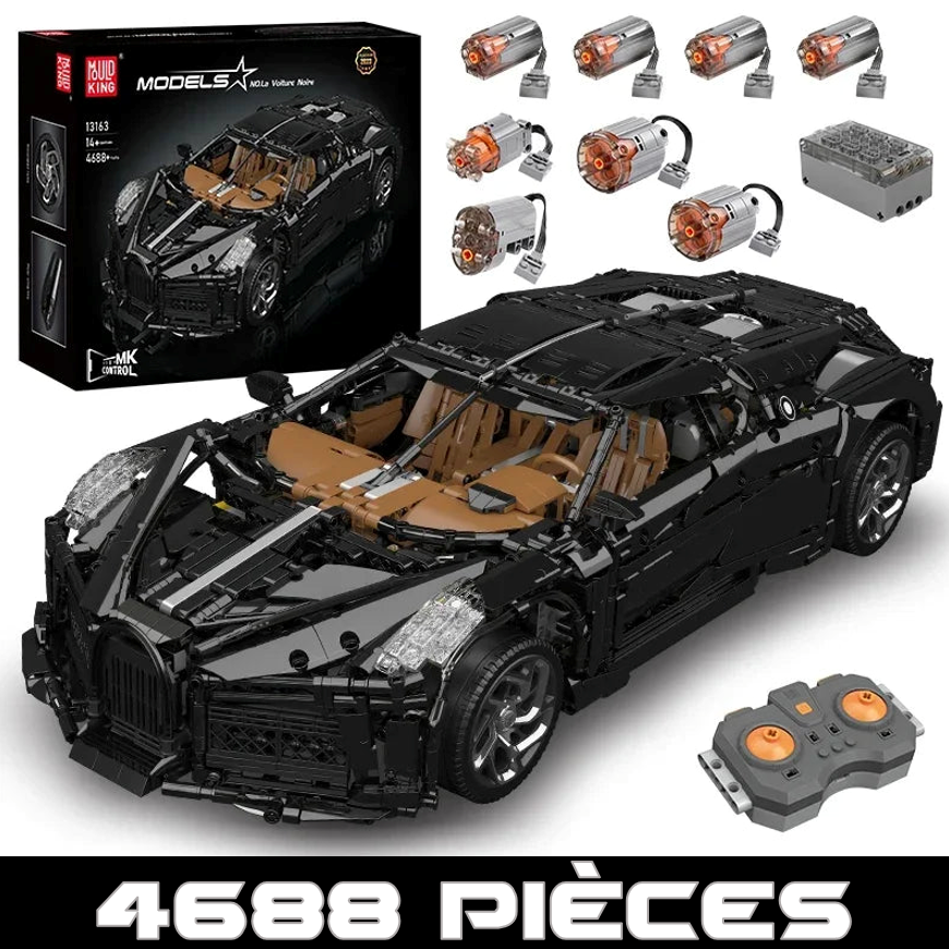 mabriq.fr - La Voiture Noire - Image Principale - Brique de construction - compatible autres marques