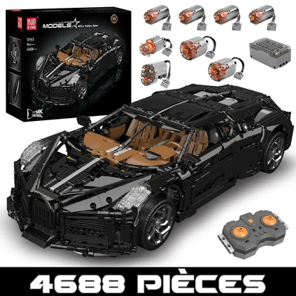 mabriq.fr - La Voiture Noire - Image Principale - Brique de construction - compatible autres marques