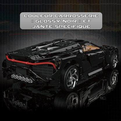 mabriq.fr - La Voiture Noire - Peinture et Jantes - Brique de construction - compatible autres marques