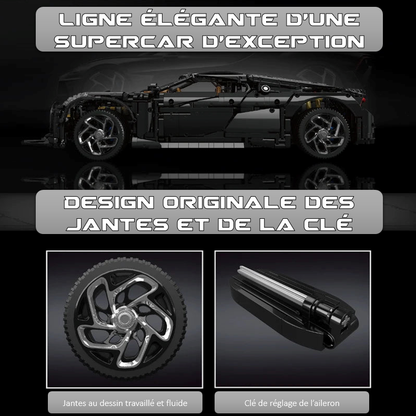 mabriq.fr - La Voiture Noire - Elégance - Brique de construction - compatible autres marques