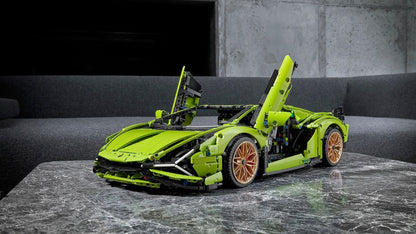 mabriq.fr - Lamborghini Sian - Portes ouvertes - Brique de construction - compatible autres marques