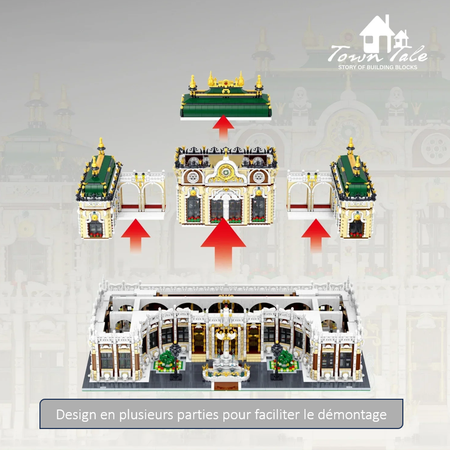 mabriq.fr - Le Grand Palace - Plusieurs Parties - Brique de construction - compatible autres marques