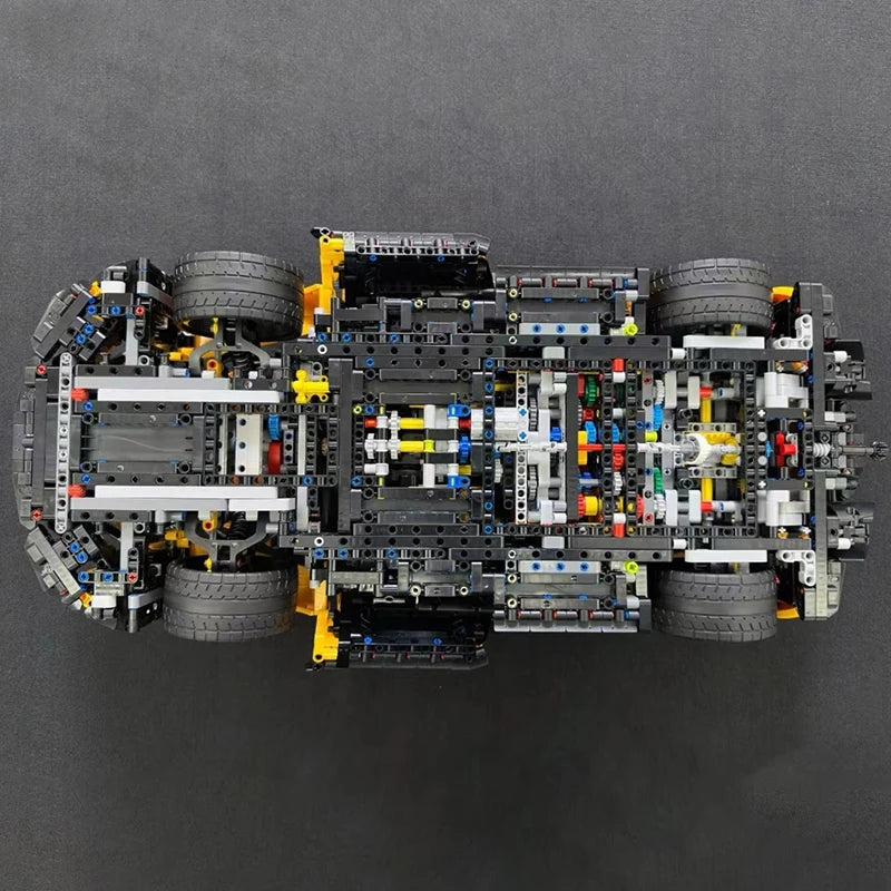 mabriq.fr - McLaren P1 - Vue dessous - Brique de construction - compatible autres marques