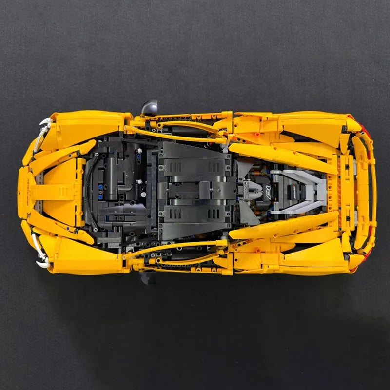 mabriq.fr - McLaren P1 - Vue du dessus - Brique de construction - compatible autres marques