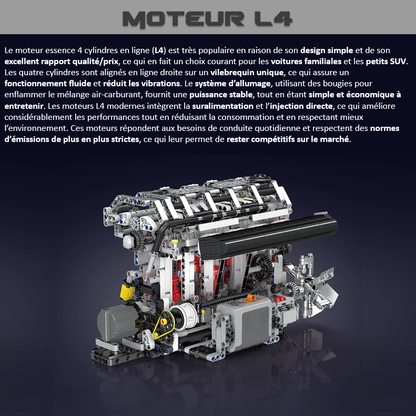 mabriq.fr - Moteur L4- Contexte - Brique de construction - compatible autres marques