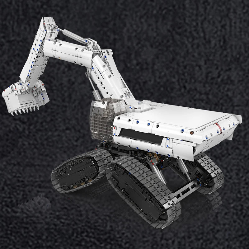 mabriq.fr - Pelleteuse futuriste - Chenilles inclinables - Brique de construction - compatible autres marques