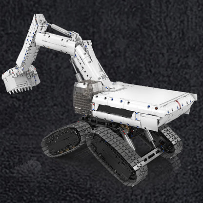 mabriq.fr - Pelleteuse futuriste - Chenilles inclinables - Brique de construction - compatible autres marques