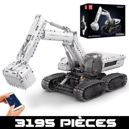 mabriq.fr - Pelleteuse futuriste - Image Principale - Brique de construction - compatible autres marques