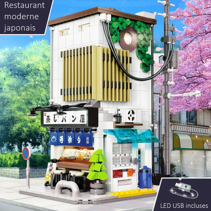 mabriq.fr -Restaurant moderne japonais - Mise en scène - Brique de construction - compatible autres marques