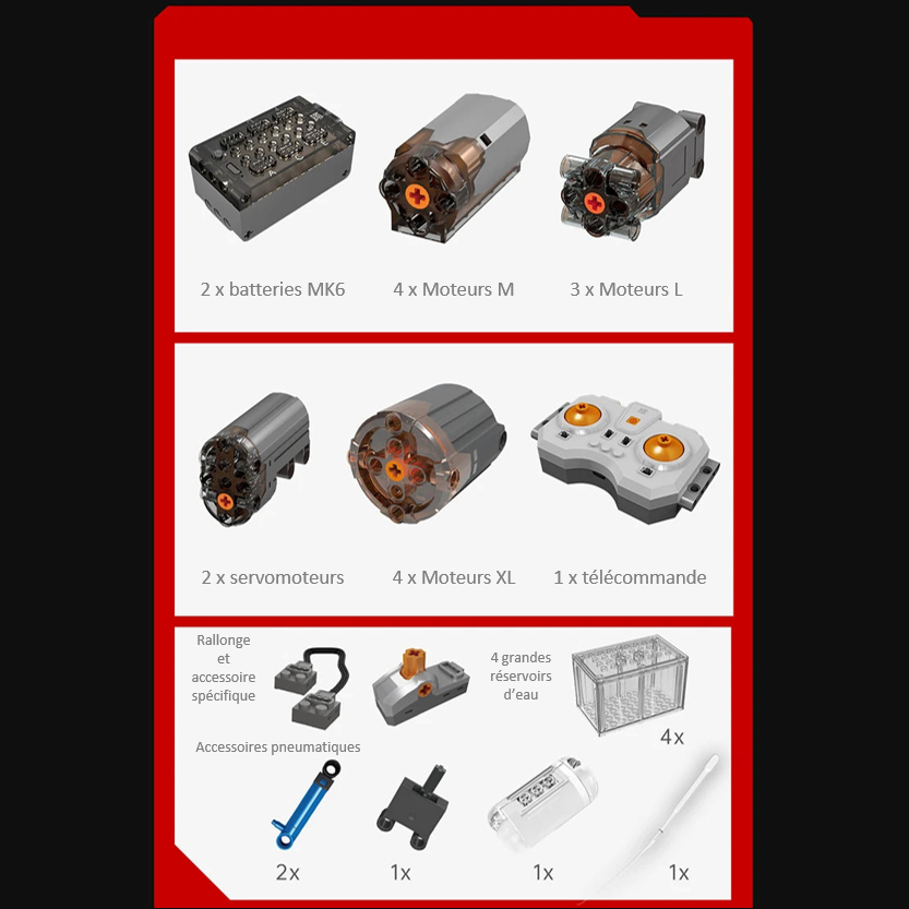 mabriq.fr - Rosenbauer Panther - Accessoires - Brique de construction - compatible autres 