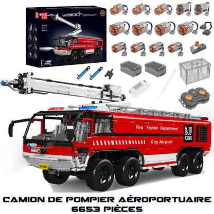 mabriq.fr - Rosenbauer Panther - Vue principale - Brique de construction - compatible autres 