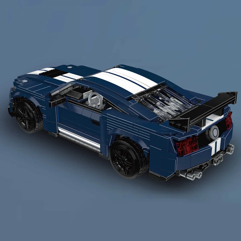 mabriq.fr - Shelby GT500 - Vue arrière - Brique de construction - compatible autres marques