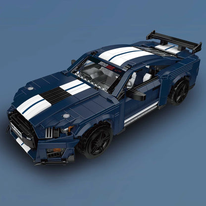 mabriq.fr - Shelby GT500 - Vue de trois quart - Brique de construction - compatible autres marques